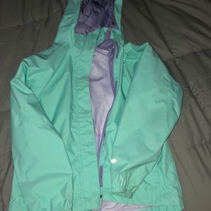 North face rain coat (girls 10/12)